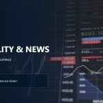 Monitor trading forex saat berita ekonomi menunjukkan perubahan volatilitas dan spread Bid Ask